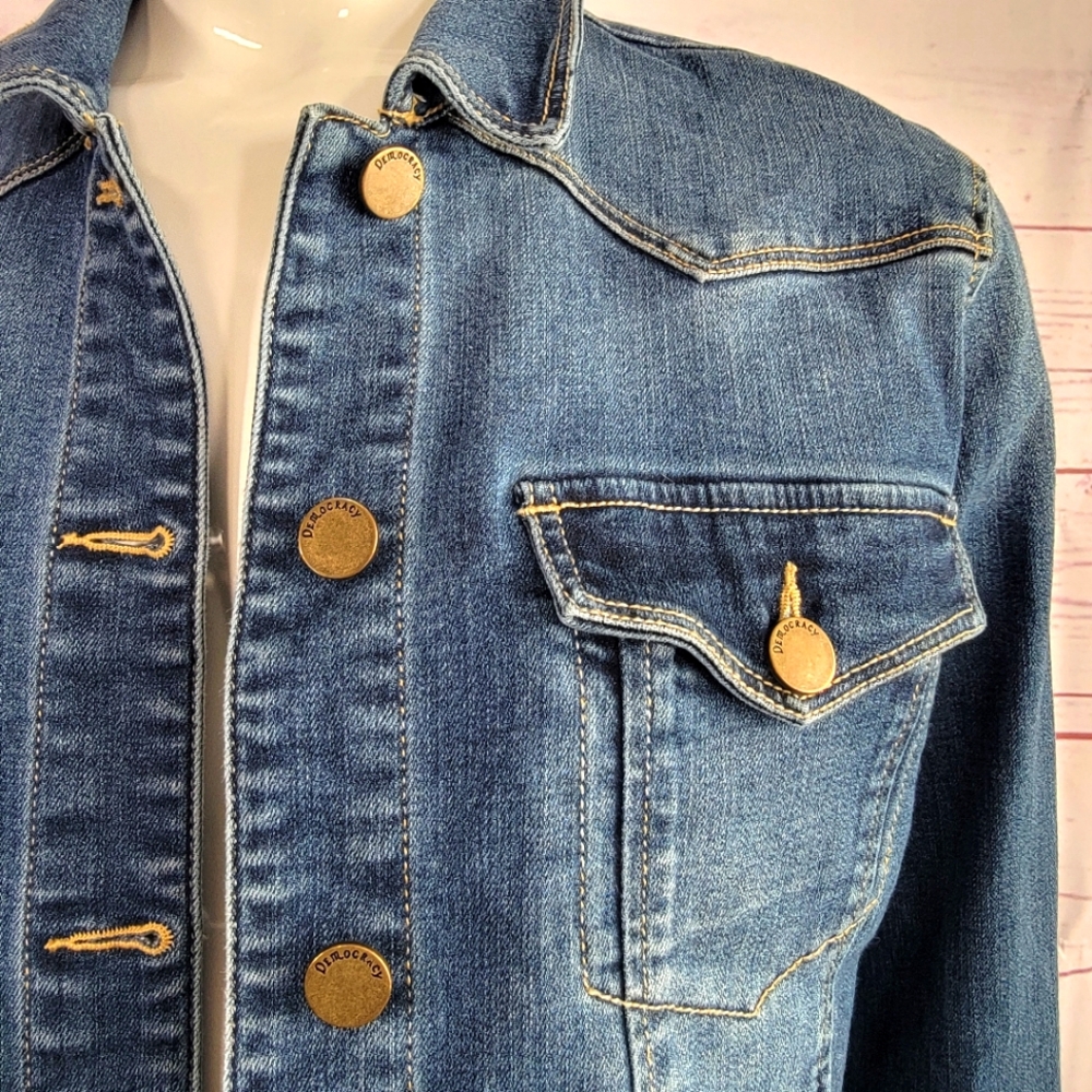 Democracy Denim Jacket S - Picture 3 of 4